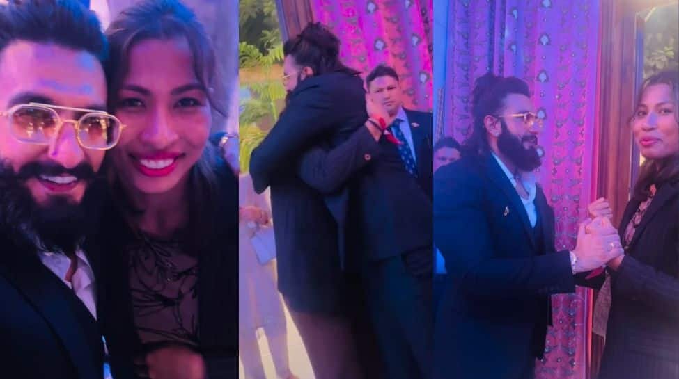 Ranveer Singh Shares Fun Moment With Olympic Medalist Lovlina Borgohain At Ambani Event