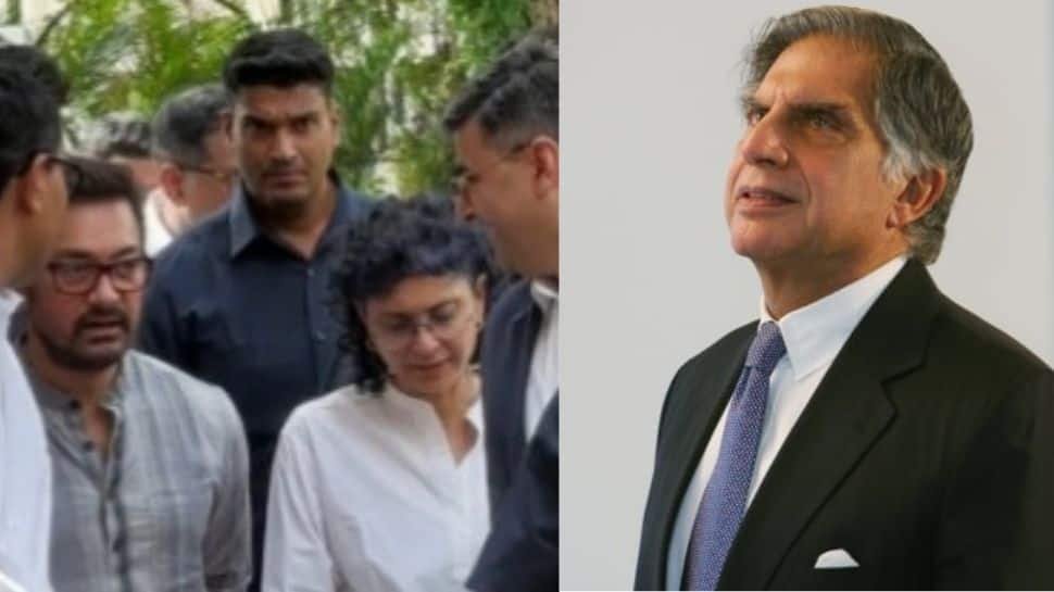 Sad Day For The Country: Aamir Khan And Kiran Rao Pay Final Respects To Ratan Tata At His Funeral