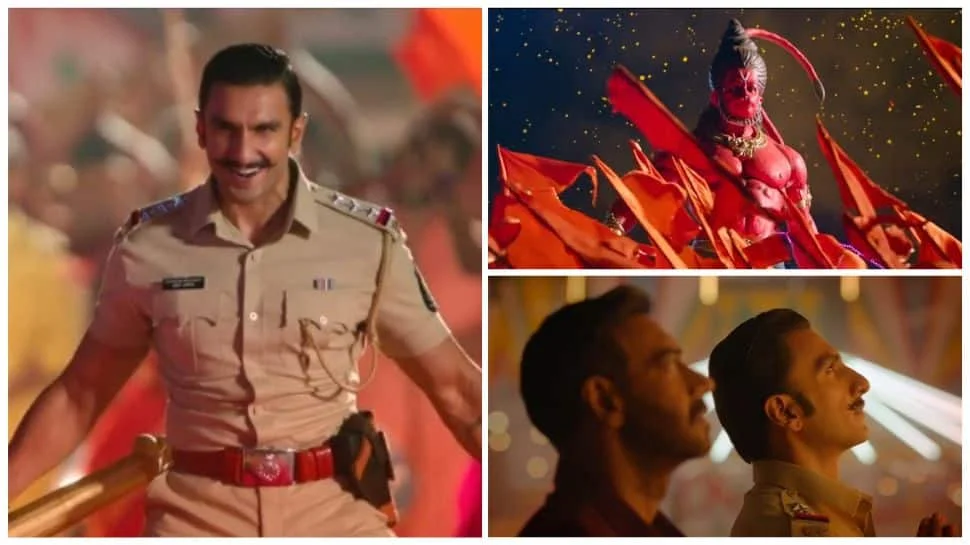 Singham Again: Ranveer Singhs Electrifying Entry As Simmba In FIRST Song ‘Jai Bajrangbali’ – WATCH