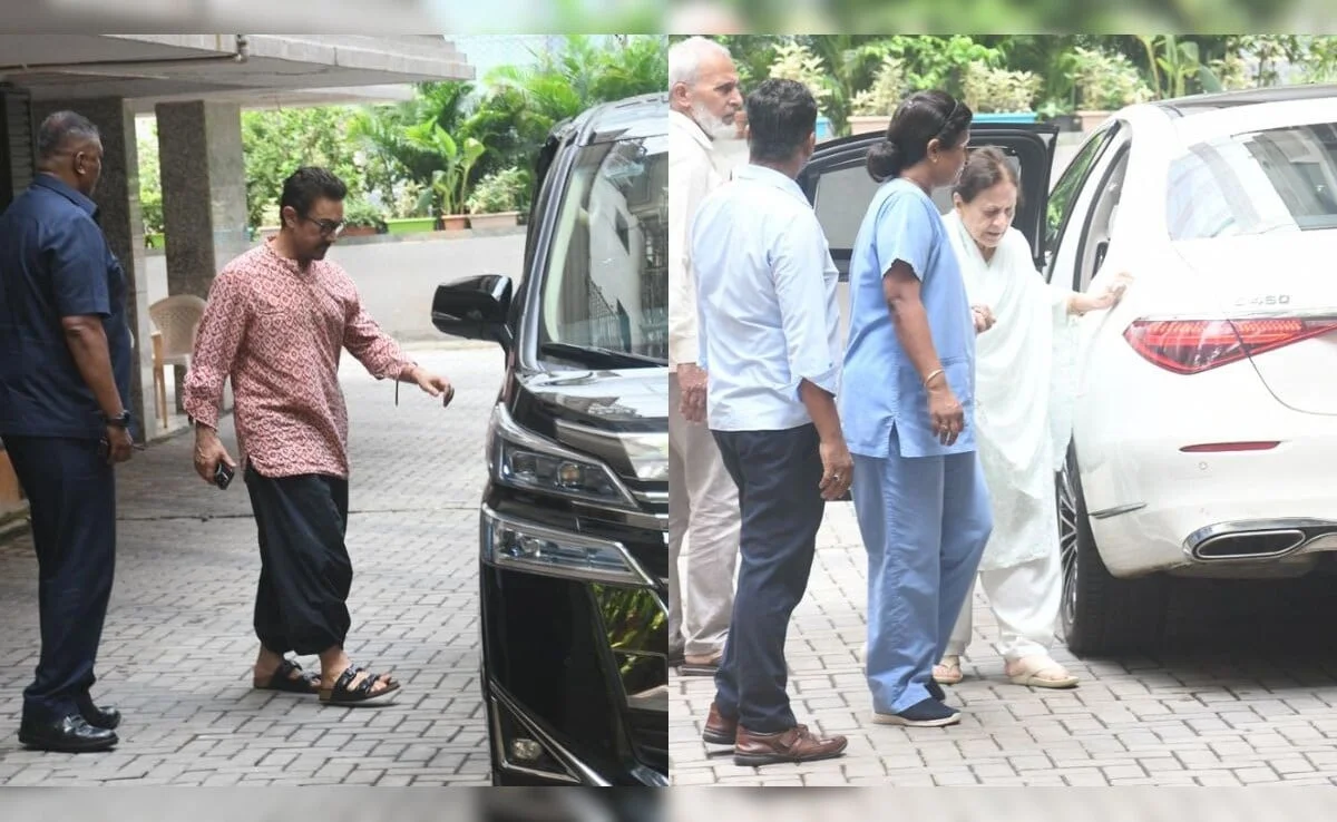 Aamir Khan, Along With Mother Zeenat Hussain, Visit Ex-Wife Reena Dutta After Her Father’s Death