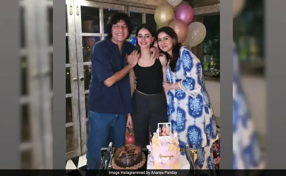 Inside Pics From Ananya’s Birthday Celebrations With Parents Chunky Panday And Bhavana Pandey