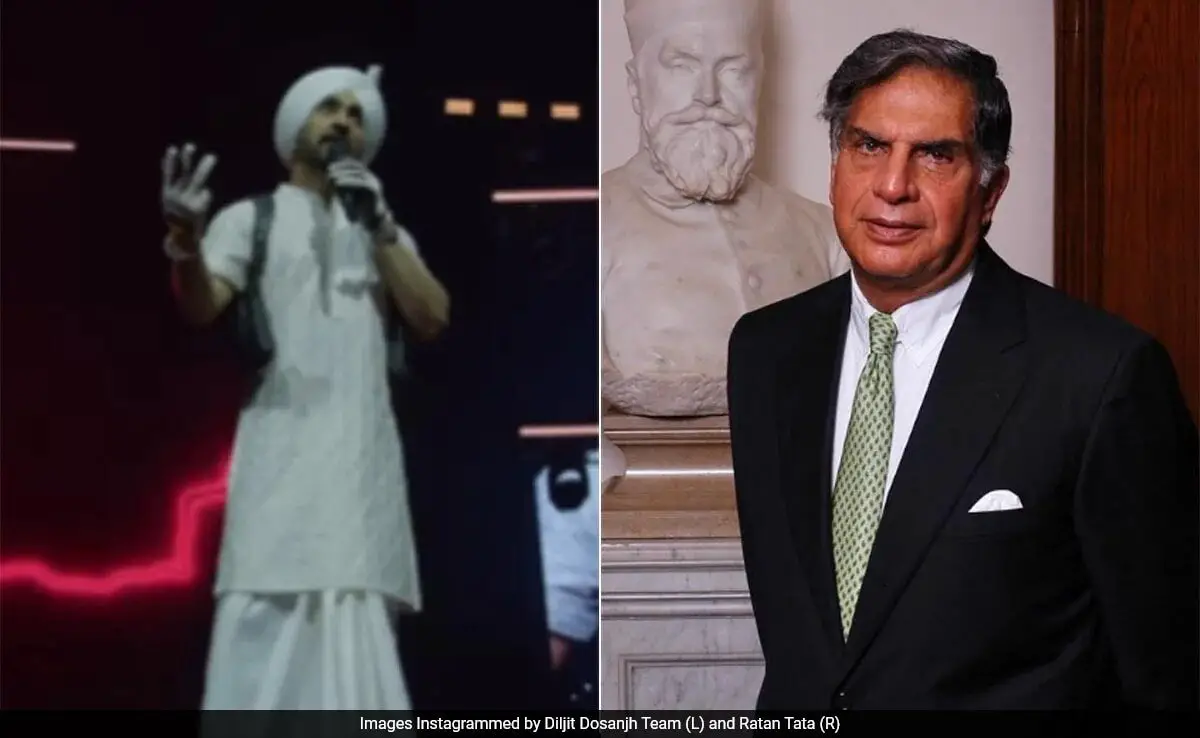 Diljit Dosanjh Pays Tribute To Ratan Tata During His Germany Concert: “Felt Necessary To Take His Name Today Because…”