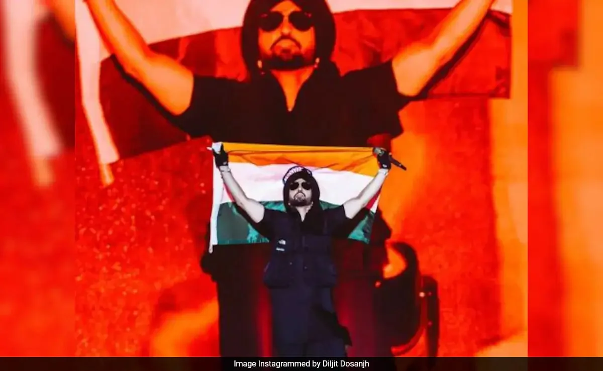 Dil-Luminati Tour: Diljit Dosanjh Waves The Indian Flag At Delhi Concert. Watch