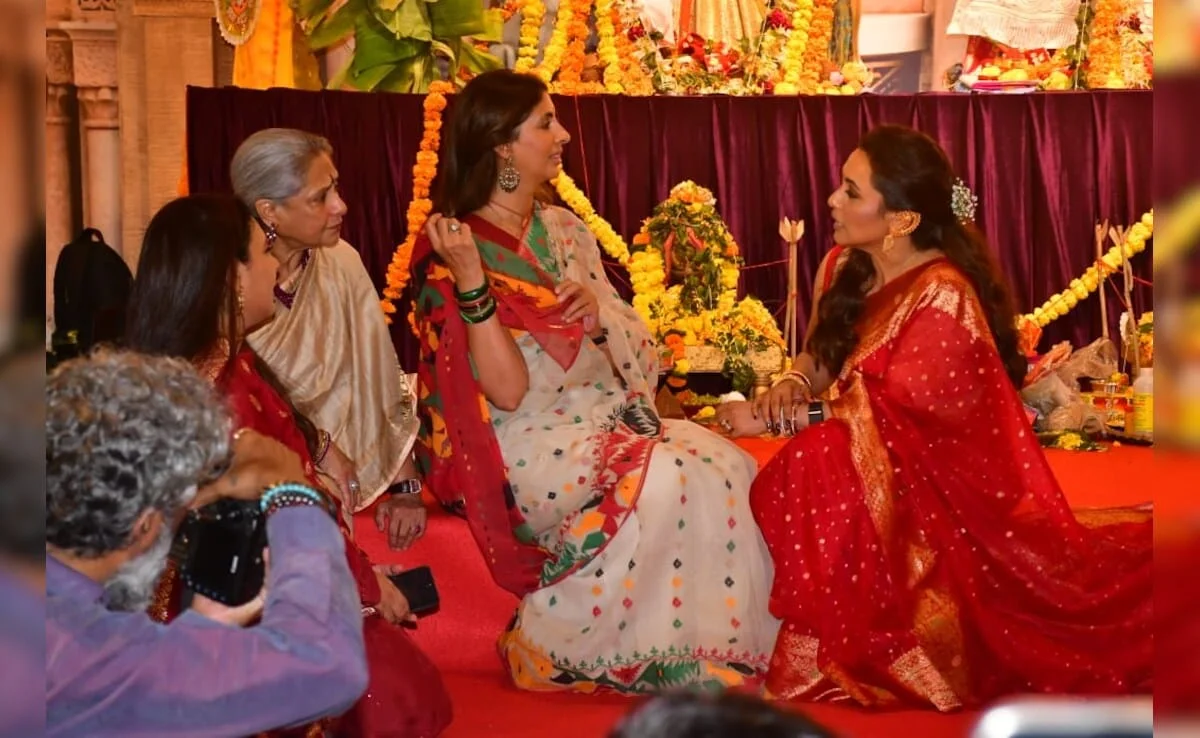 Durga Puja 2024: Rani Mukerji, Jaya Bachchan, Shweta Bachchan’s Annual Reunion