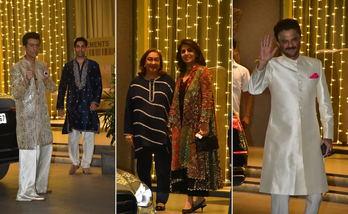 Diwali 2024: Karan Johar, Anil Kapoor, Neetu Kapoor At Abu Jani-Sandeep Khosla’s Party