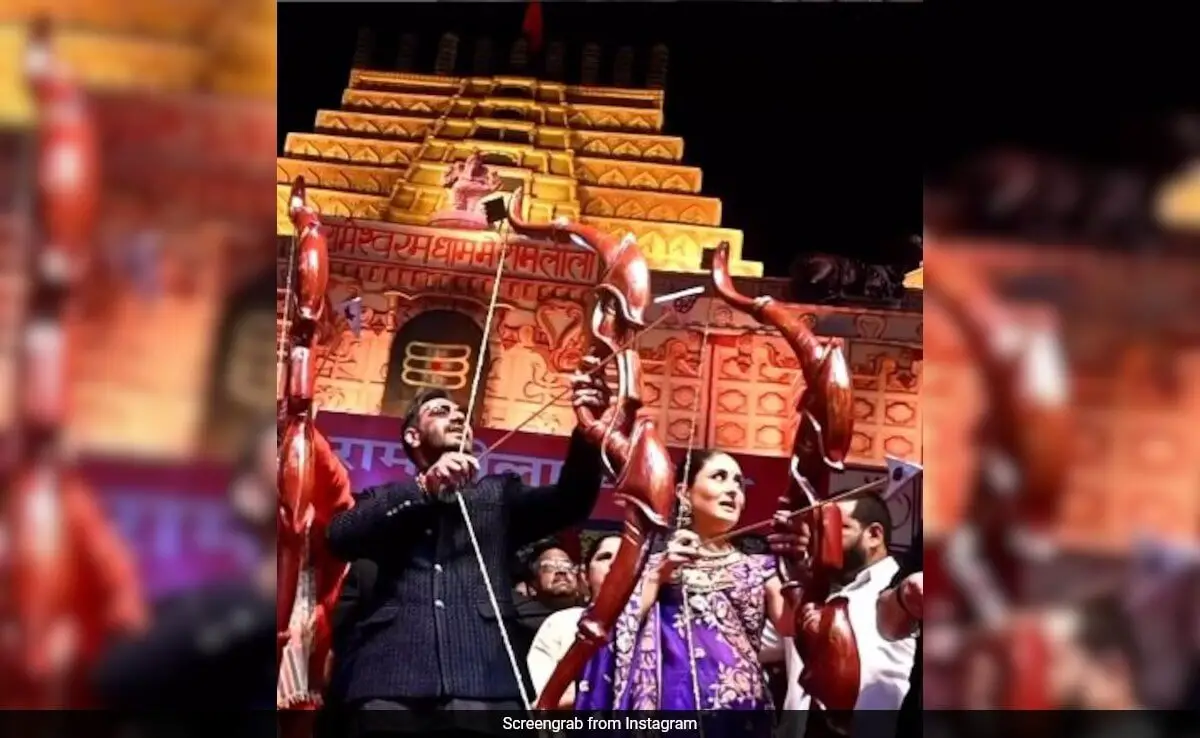 Singham Again: Inside Kareena Kapoor, Ajay Devgn And Rohit Shetty’s Dussehra Festivities