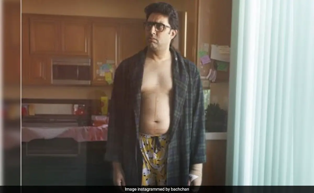 I Want To Talk Poster: Abhishek Bachchan Embraces Pot Belly In Never-Seen-Before Look