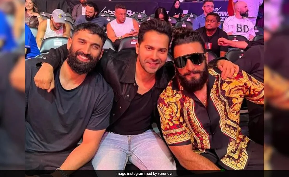 Varun Dhawan Shares Pics From His “Boys Knight” At UFC Event. Bonus: Ranveer Singh And Aditya Roy Kapur