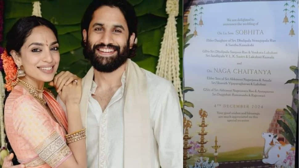 Naga Chaitanya – Sobhita Dhulipalas Wedding Card LEAKED, Star Couple To Tie Knot On THIS Date