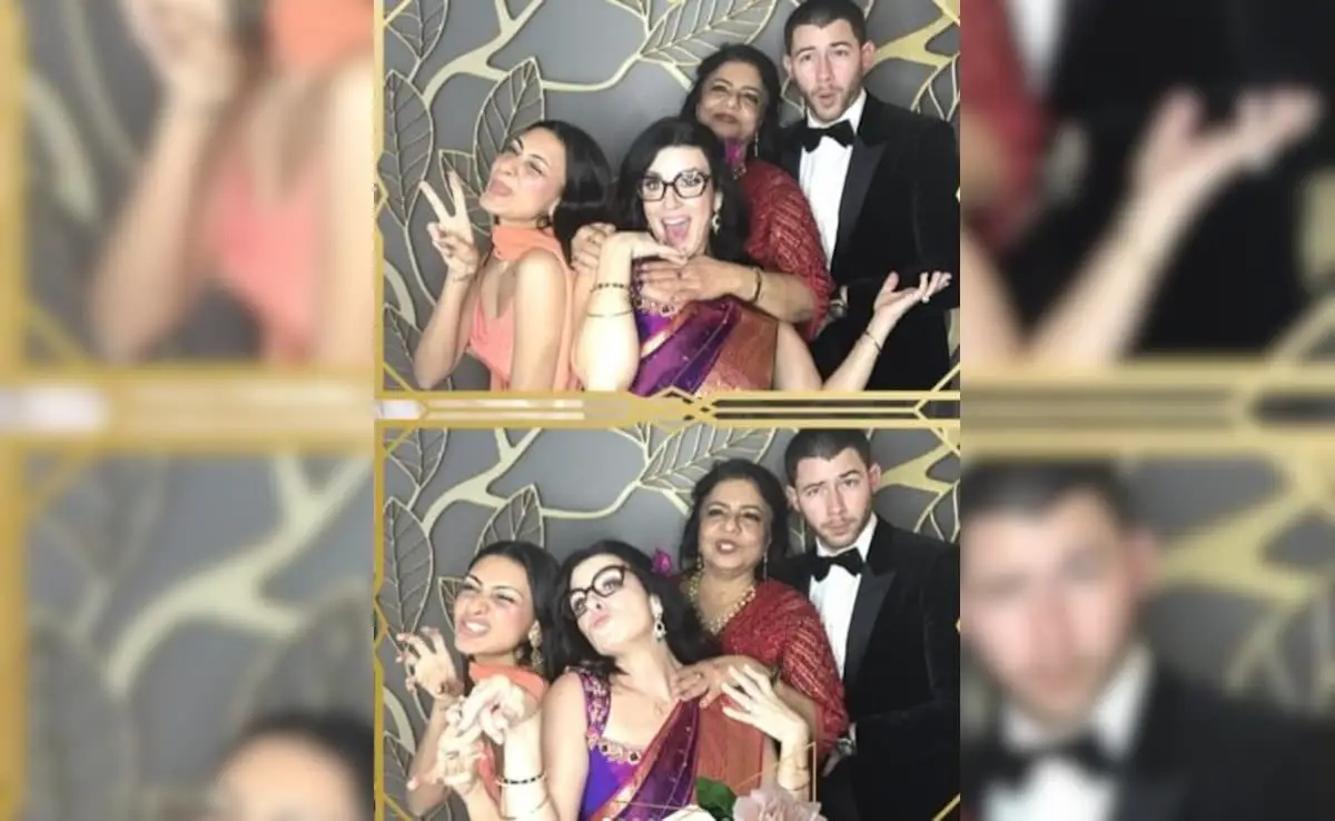 Nick Jonas Is Son-In-Law Of The Year As He Attends Priyanka Chopra’s Cousin’s Wedding Solo With Mother-In-Law Madhu Chopra